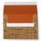 Autumn Leaves, FAUX Burlap A7 Envelope