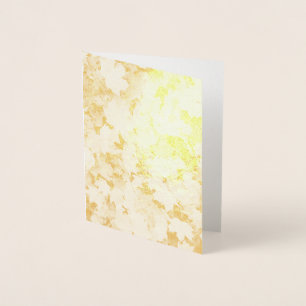 Autumn Leaves Foil Card