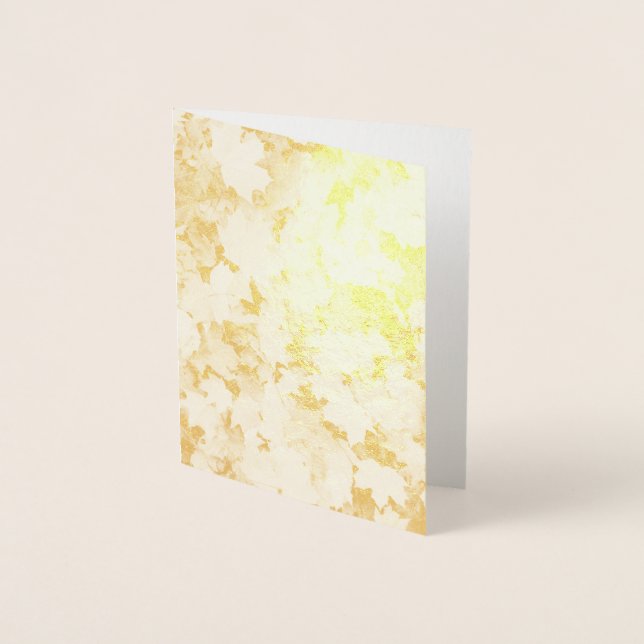 Autumn Leaves Foil Card (Front)