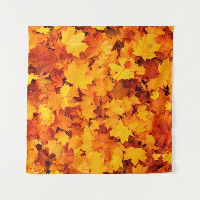 Autumn leaves foliage autumn leaves tapestry (Front)