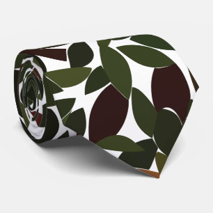 Autumn Leaves Forest Nature Tie