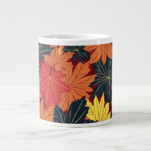 Autumn Leaves Giant Coffee Mug