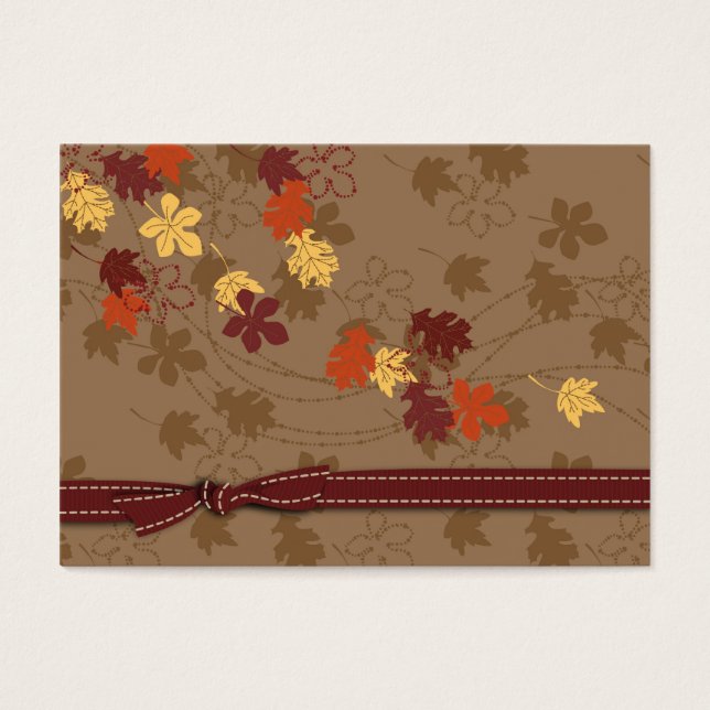 Autumn Leaves Gift Tag (Front)