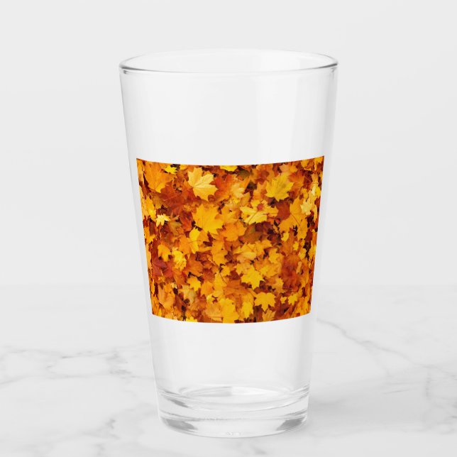 Autumn Leaves Glass (Front)