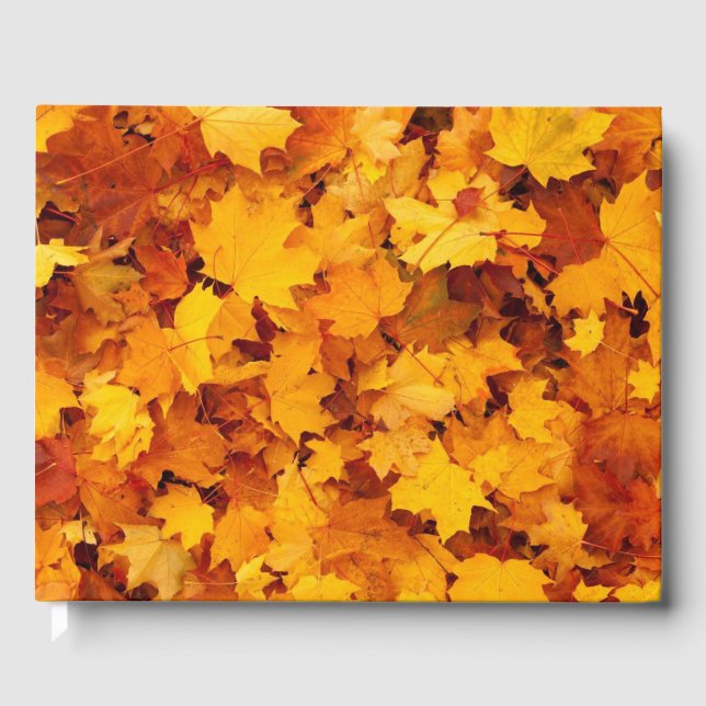 Autumn Leaves Guest Book (Front)