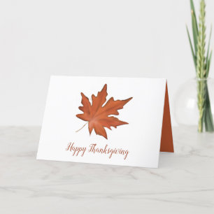 Autumn Leaves Holiday Card