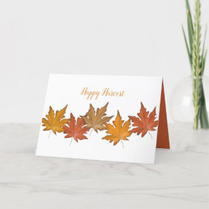 Autumn Leaves  Holiday Card