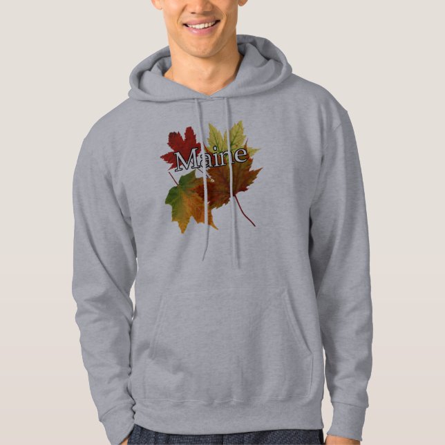 AUTUMN LEAVES IN MAINE HOODIE (Front)