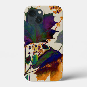 Autumn Leaves in Royal Colours  iPhone 13 Mini Case