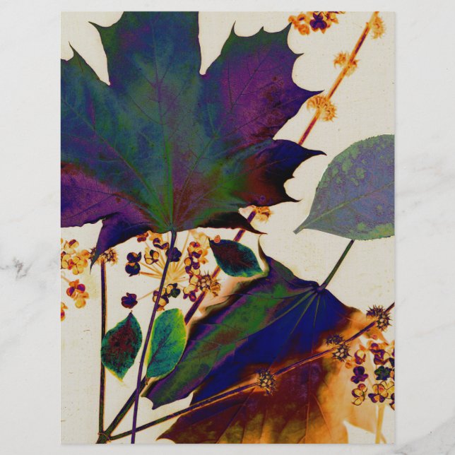 Autumn Leaves in Royal Colours Flyer (Front)