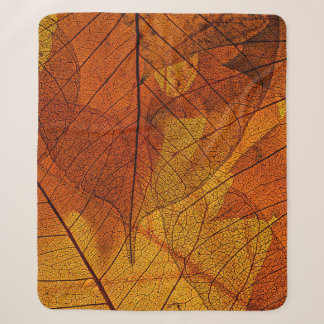 autumn leaves in the detailautumn,background,beaut sherpa blanket