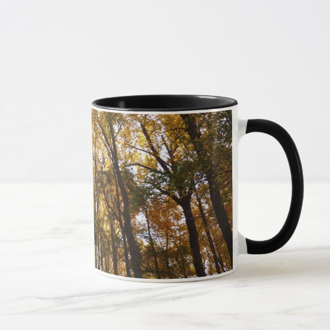 Autumn Leaves in the Morning Maryland Nature Mug (Right)