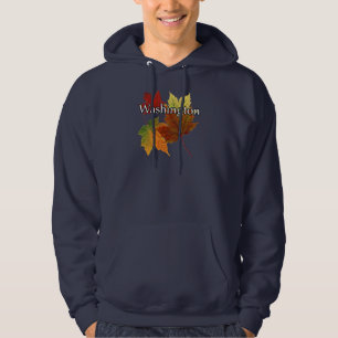 AUTUMN LEAVES IN WASHINGTON HOODIE