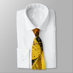 Autumn Leaves in Water Tie