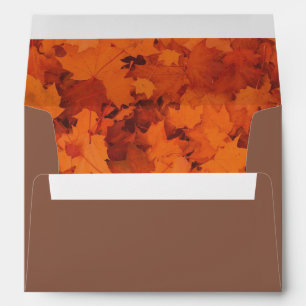 Autumn Leaves Interior   Nut Brown Envelope