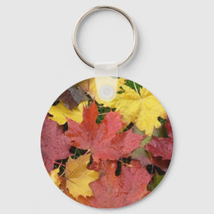 Autumn Leaves Key Ring