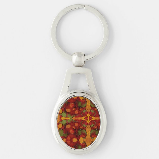 Autumn Leaves Key Ring (Front)