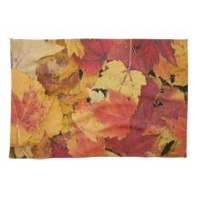 Autumn Leaves Kitchen Towels