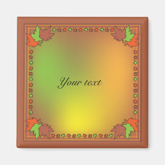 Autumn Leaves Magnet