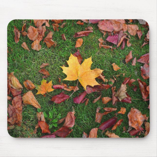 Autumn Leaves Mouse Mat (Front)