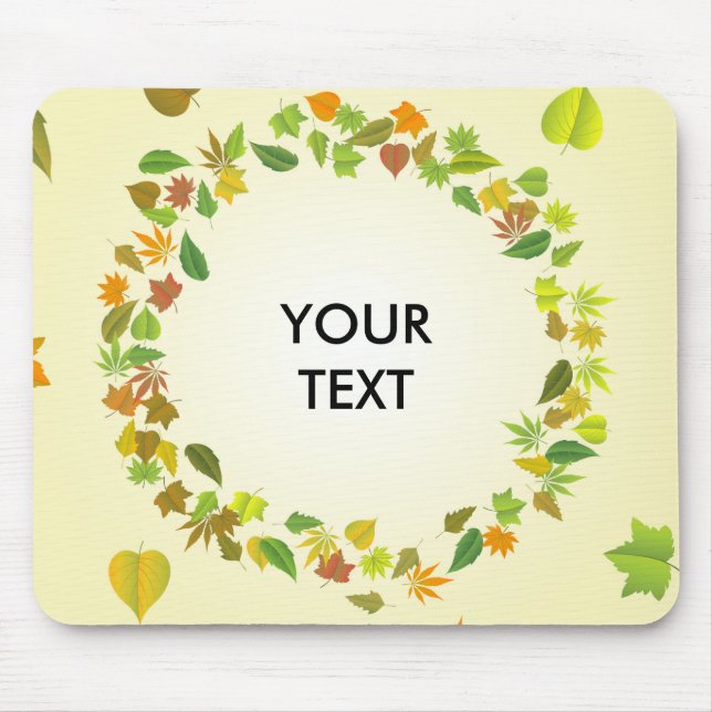 Autumn leaves mouse mat (Front)