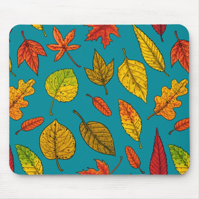Autumn leaves mouse mat (Front)