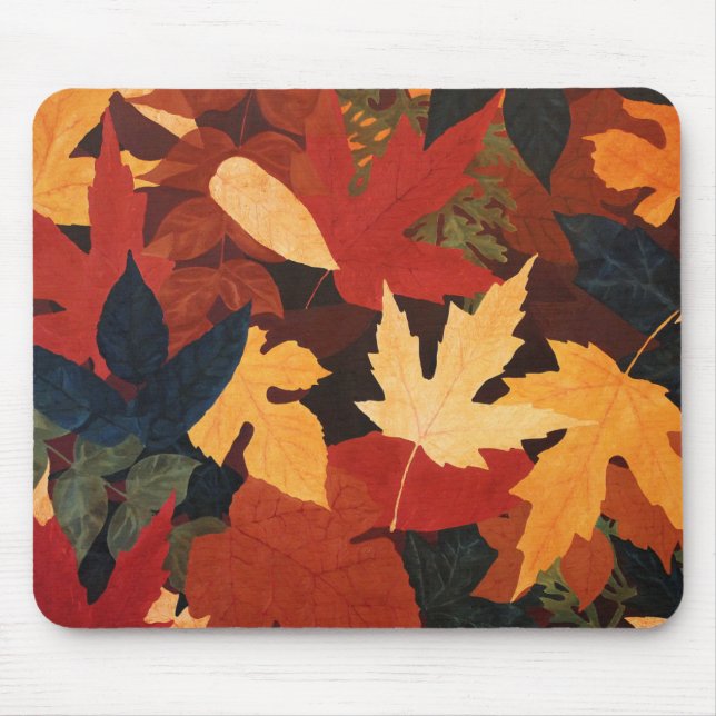 Autumn Leaves Mousepad (Front)