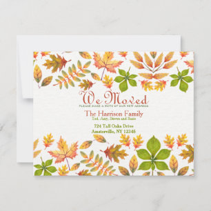 Autumn Leaves Moving Announcement