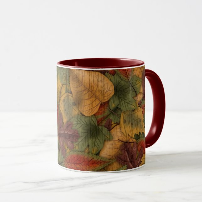 Autumn Leaves Mug (Front Right)