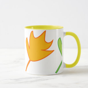 Autumn leaves mug