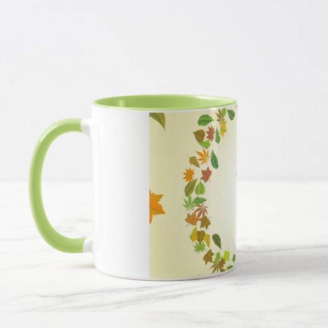 Autumn leaves mug (Left)