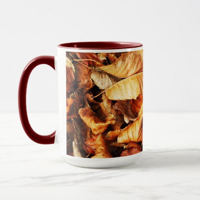 Autumn leaves mug (Left)