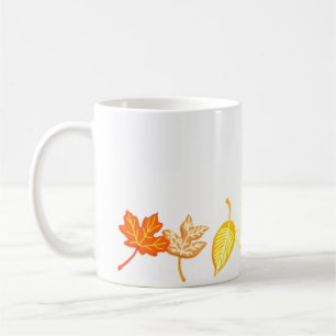 Autumn leaves mug