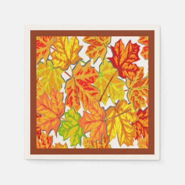 AUTUMN LEAVES NAPKIN (Front)