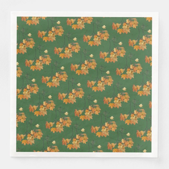 Autumn Leaves Napkin (Front)