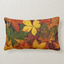 Autumn Leaves Nature American MoJo Pillow