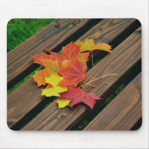 Autumn leaves, Nature, Maple leaves Mouse Mat