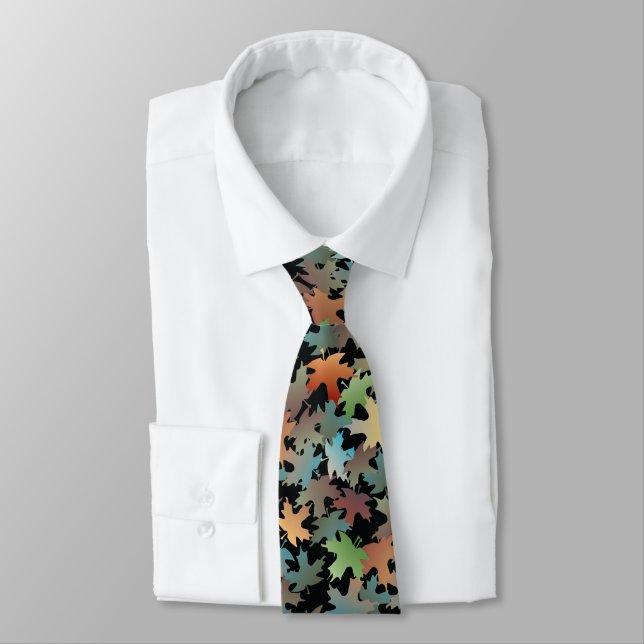 Autumn Leaves Neck Tie (Tied)