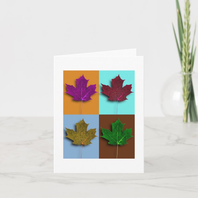 Autumn Leaves Note Card (Front)