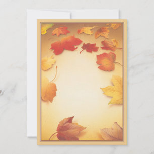 Autumn Leaves © Note Card