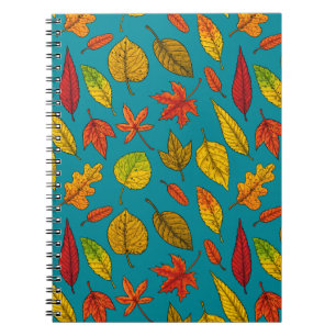 Autumn leaves notebook