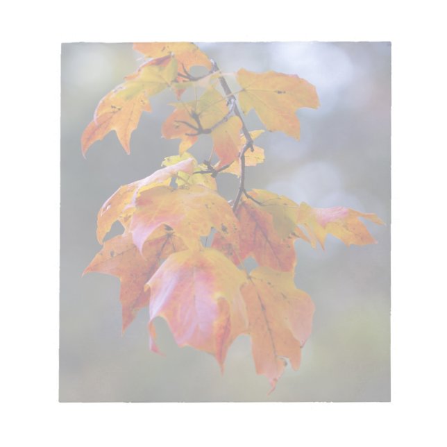 Autumn Leaves Notepad (Front)