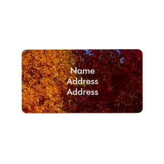 Autumn Leaves of Yellow and Purple, ZSSPG Label