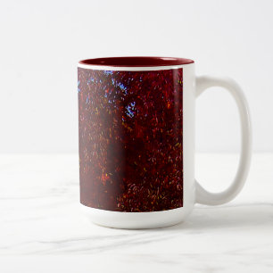 Autumn Leaves of Yellow and Purple, ZSSPG Two-Tone Coffee Mug
