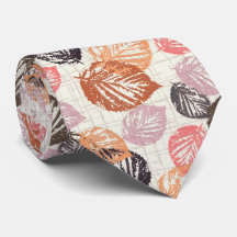 Autumn leaves on beige.