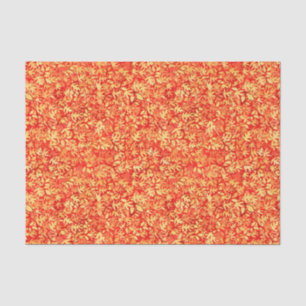 Autumn leaves, orange and gold tissue paper