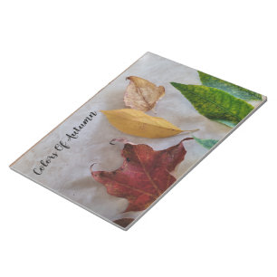 Autumn Leaves Paper Placemats Notepad