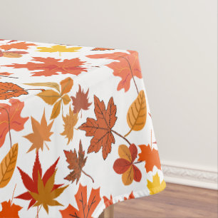 Autumn Leaves Pattern 01x4b No BG Tablecloth