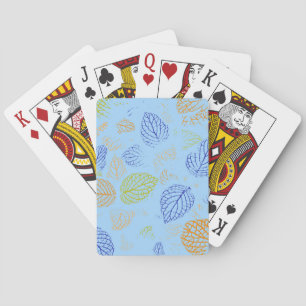 Autumn, Leaves Pattern 3 Playing Cards