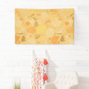 Autumn, Leaves Pattern 4 Banner